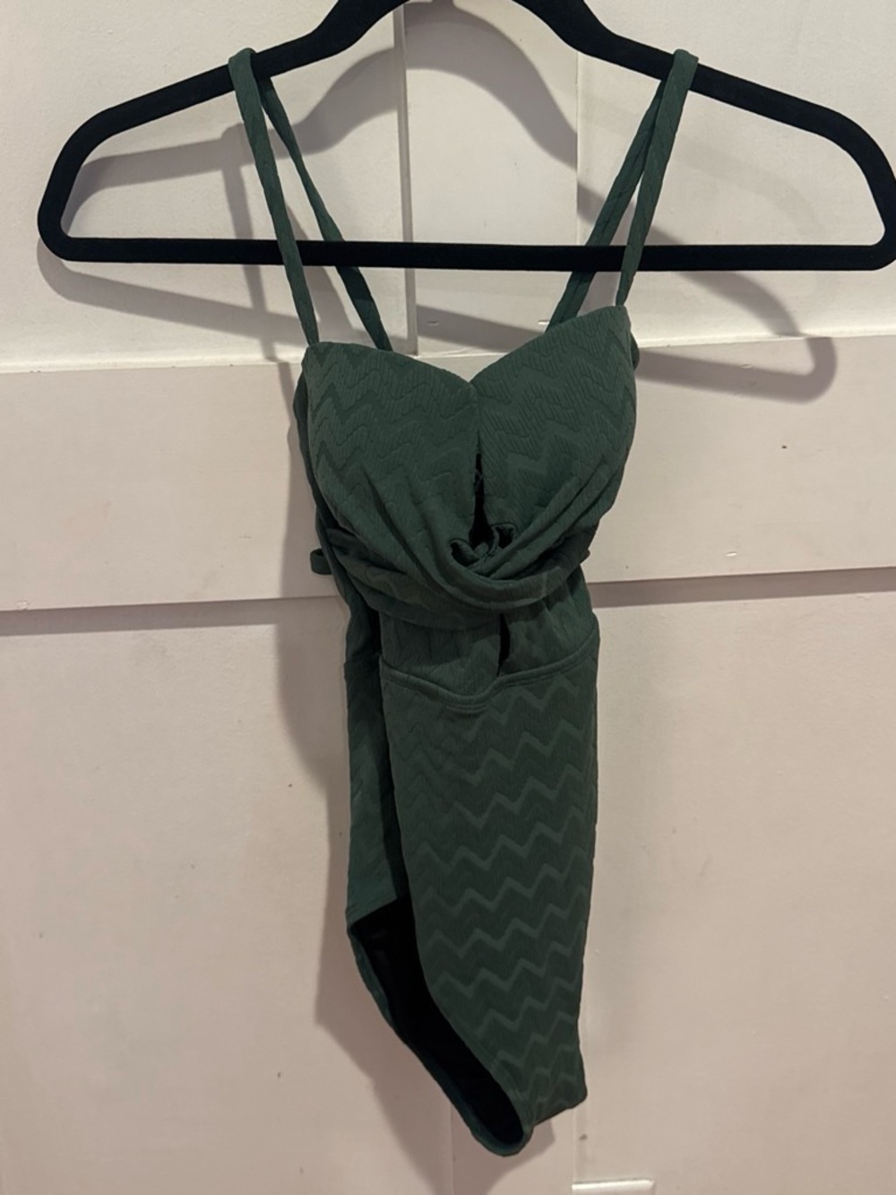 Cupshe Emerald Textured One-Piece Swimsuit